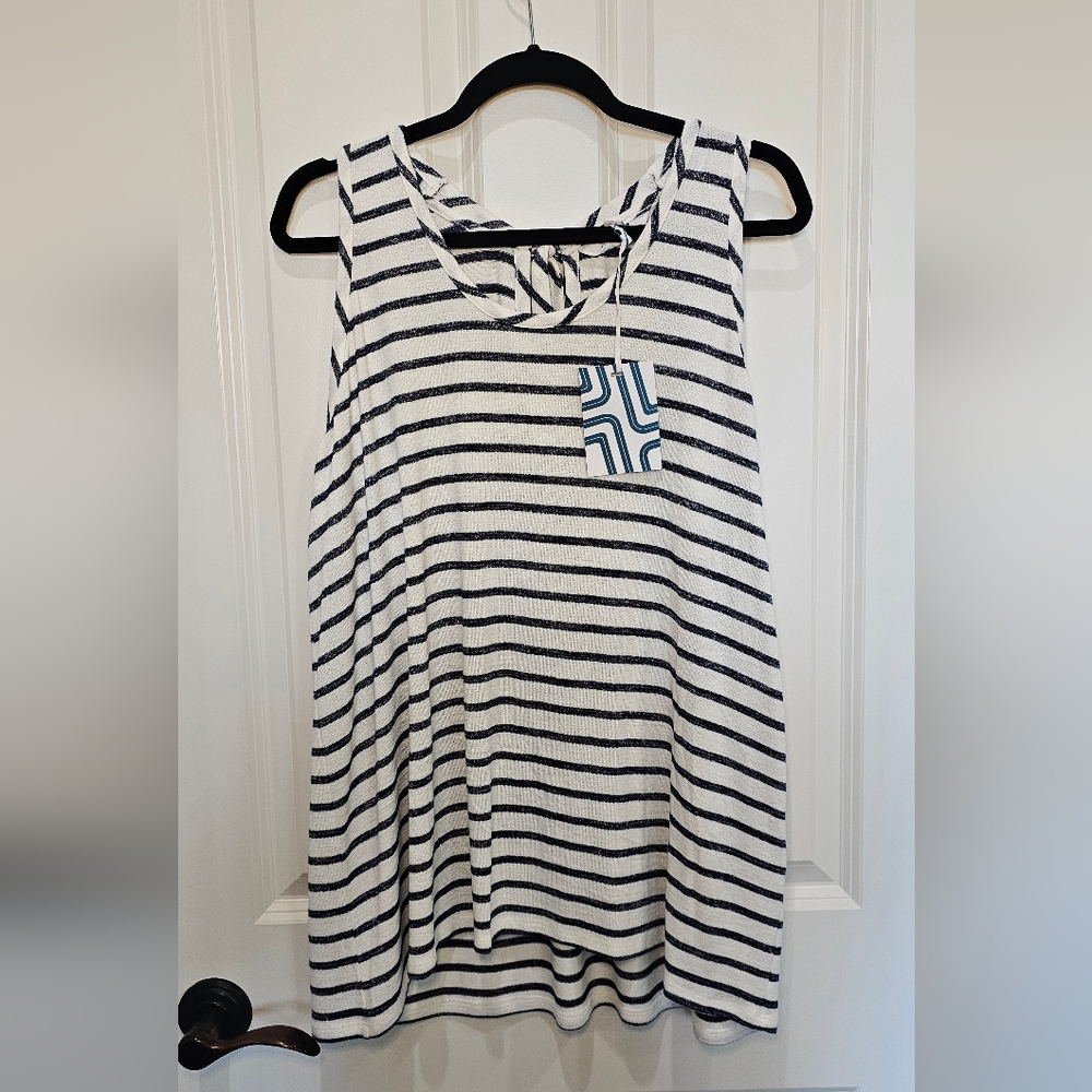 Striped Sleeveless Top